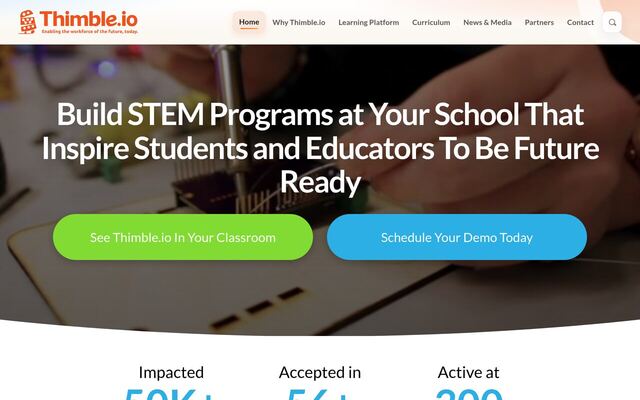 Thimble homepage
