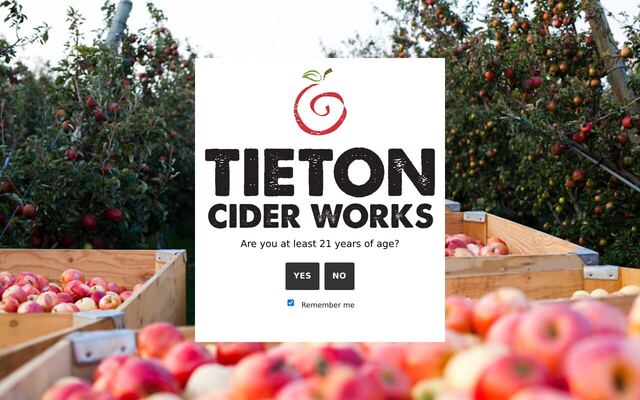 Tieton Cider Works Cider Club homepage