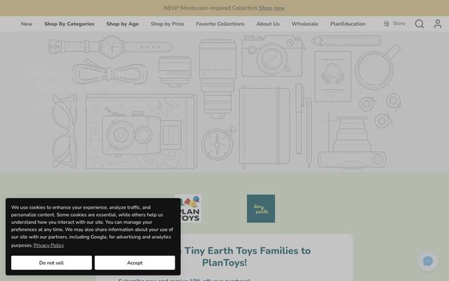 Tiny Earth Toys homepage