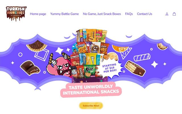Turkish Munchies homepage