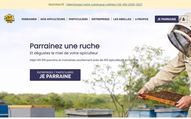 Un Toit Pour Les Abeilles homepage
