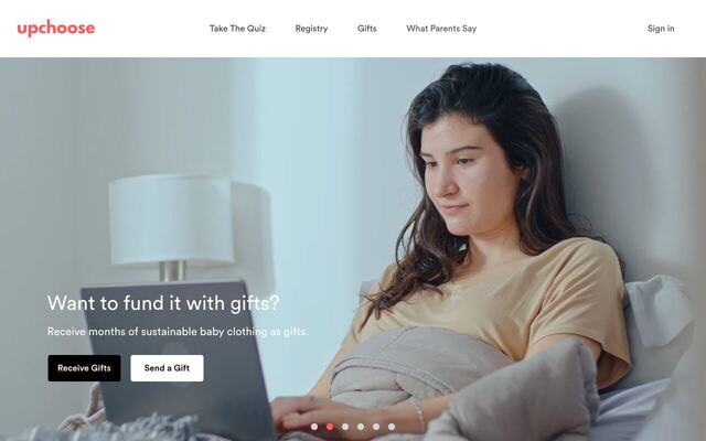 UpChoose homepage