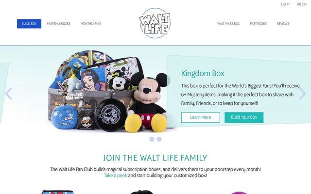 Walt Life homepage