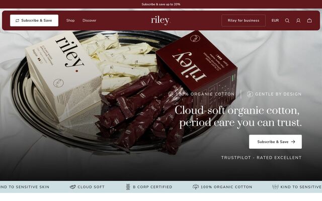 We Are Riley homepage