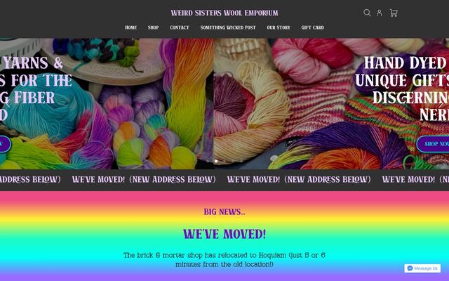 Weird Sisters Wool Owl Post Subscription Box homepage