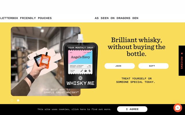 Whisky Me homepage